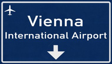 Viyana Avusturya Havaalanı Otoban işareti