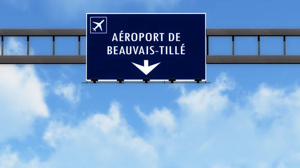 Дорожный знак аэропорта Вантаа — стоковое фото