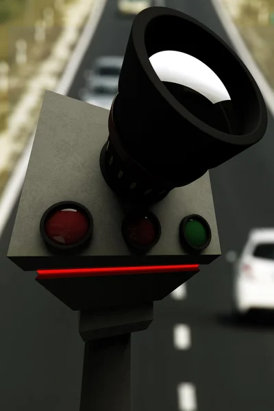 Road Speed Control Recording Unit — Stock Photo, Image