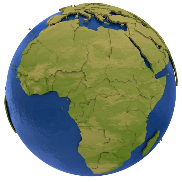 African continent on Earth — Stock Photo, Image