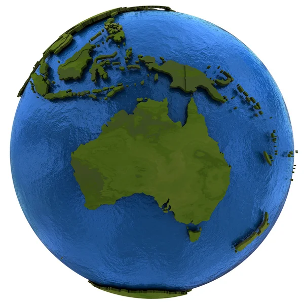 Australian continent on Earth — Stock Photo, Image