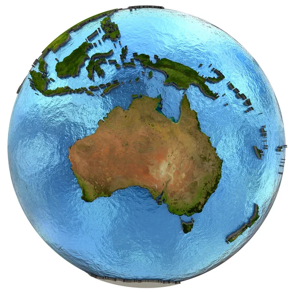 Australian continent on Earth — Stock Photo, Image