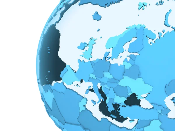 Europa en la Tierra translúcida — Foto de Stock