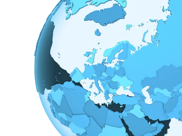 Europa en la Tierra translúcida — Foto de Stock