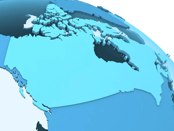 Canada sulla terra traslucida — Foto Stock