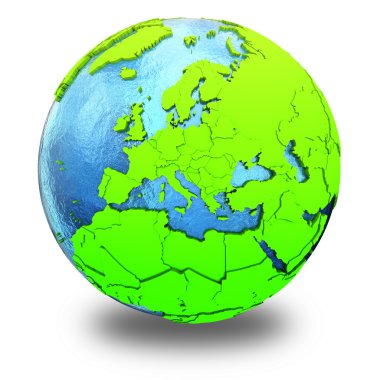 Europe on green Earth