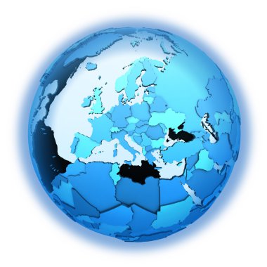 Avrupa yarı saydam Dünya'da