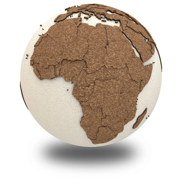 Afrika ışık dünya üzerinde
