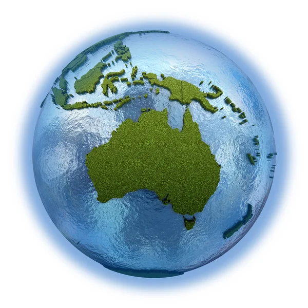 Australia on planet Earth — Stock Photo, Image