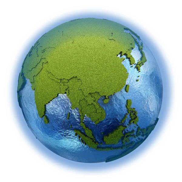 Asie du Sud-Est sur la planète Terre — Photo