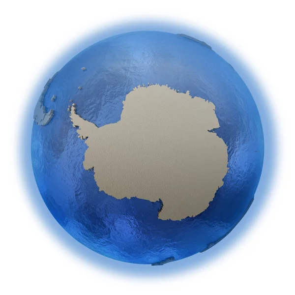 Antártida en el modelo del planeta Tierra —  Fotos de Stock