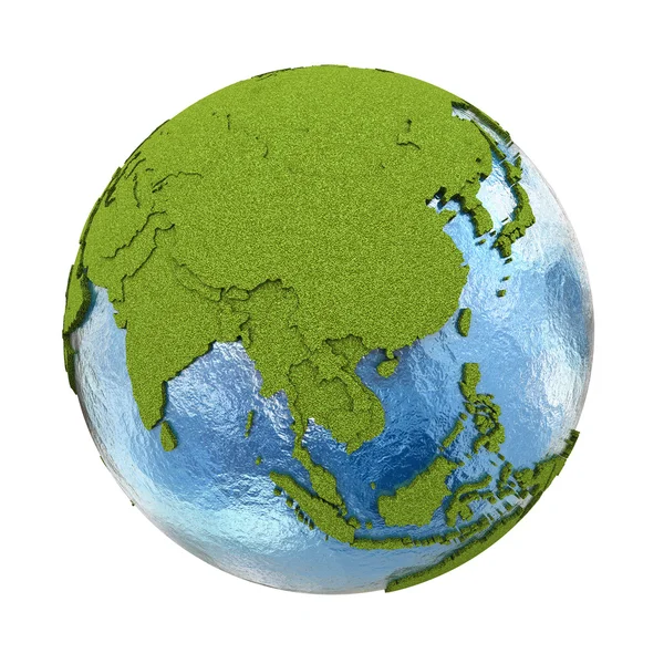 Sudeste Asiático no planeta Terra — Fotografia de Stock