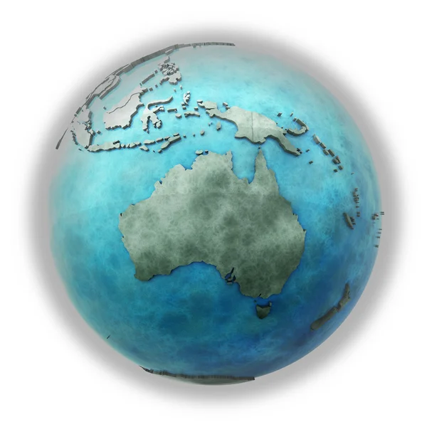 Avustralya mermer Planet Earth — Stok fotoğraf