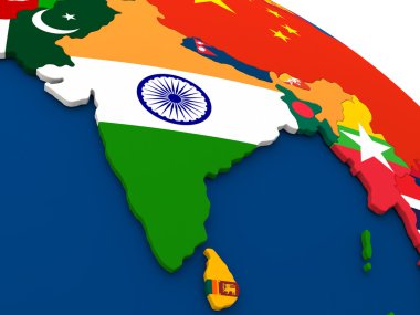Hindistan Globe bayraklı
