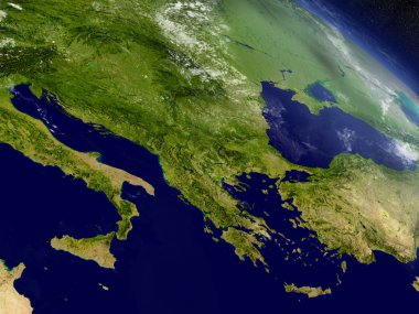 Uzaydan gelen Yunanistan
