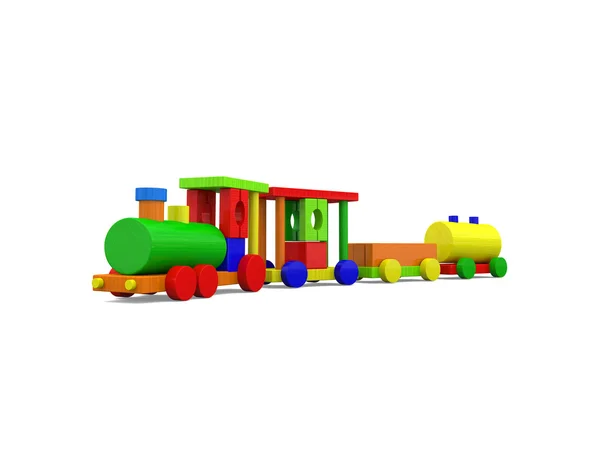 Toy train green — Stock Photo, Image