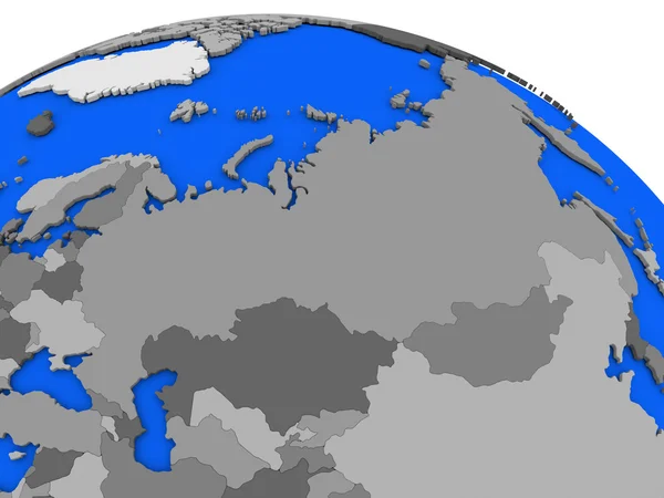 ロシアは政治的な地球モデル — ストック写真