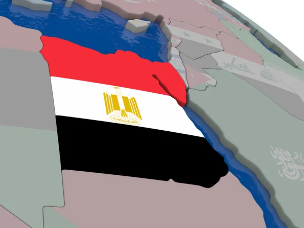 Zászló, Egyiptom — Stock Fotó