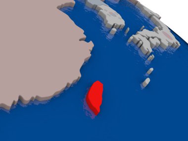 Tayvan bayrağı ile