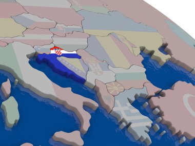 Hırvatistan bayrağı