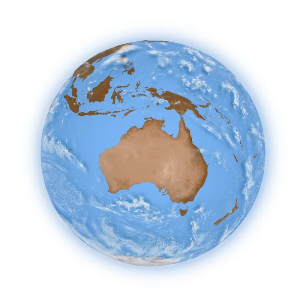 Ausztrália a Föld bolygó — Stock Fotó