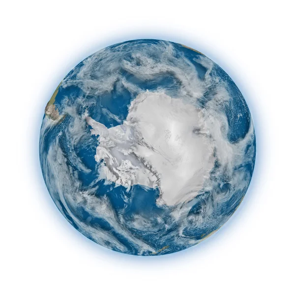 Antarktyda na planecie Ziemia — Zdjęcie stockowe