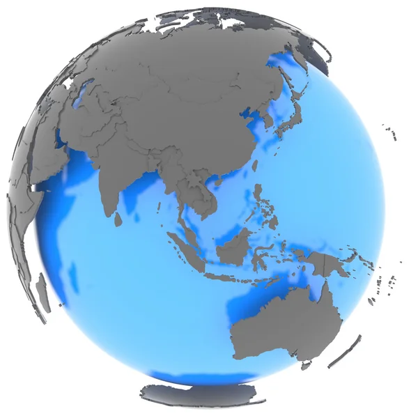Hémisphère oriental sur la planète — Photo