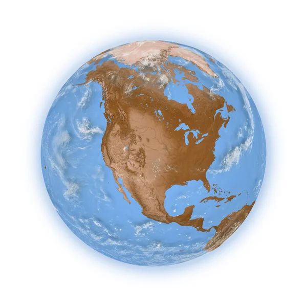 North America on planet Earth — Stock Photo, Image