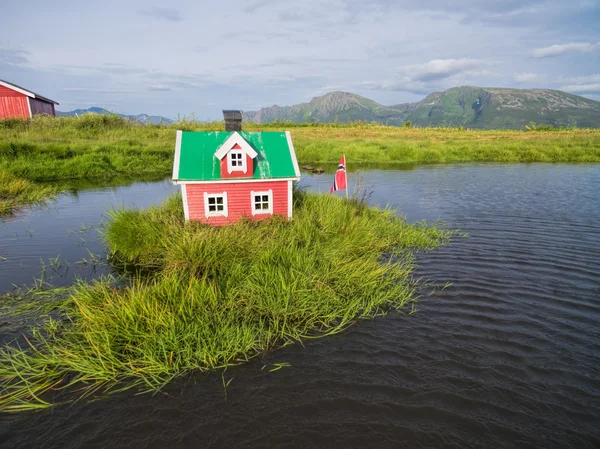 Red house — Stock Photo, Image