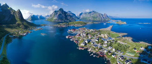 Norvegia panorama aereo — Foto Stock