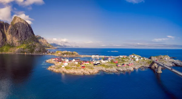 Живописная деревня Норвегии — стоковое фото