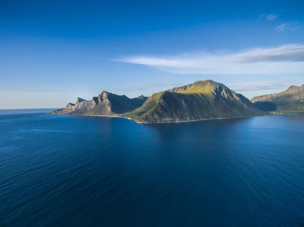 空中ロフォーテン諸島 — ストック写真
