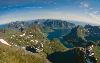 Lofoten Adaları panorama