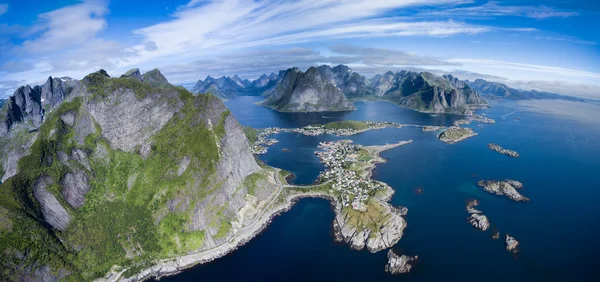 Aerial panorama av Norge — Stockfoto