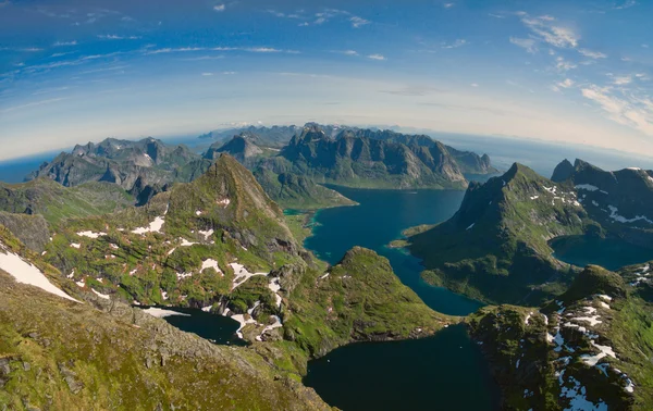 Lofotens öar panorama — Stockfoto