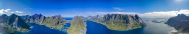 Fjords panorama clipart