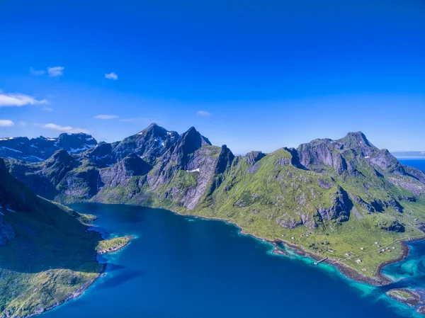 Lofoten aus der Luft — Stockfoto