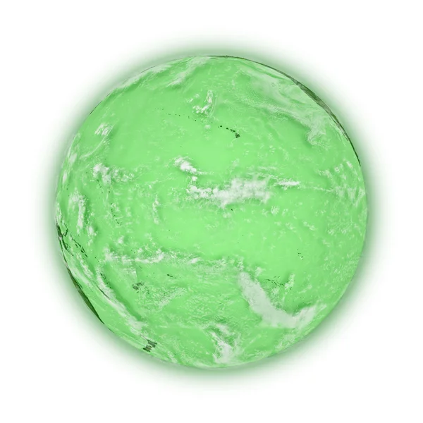 Pacyfik na zielonej ziemi — Zdjęcie stockowe