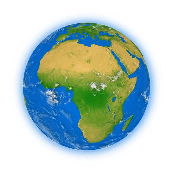 Africa sul pianeta Terra — Foto Stock