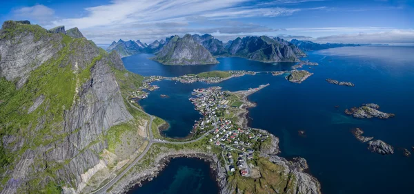 Reine från luften panorama — Stockfoto