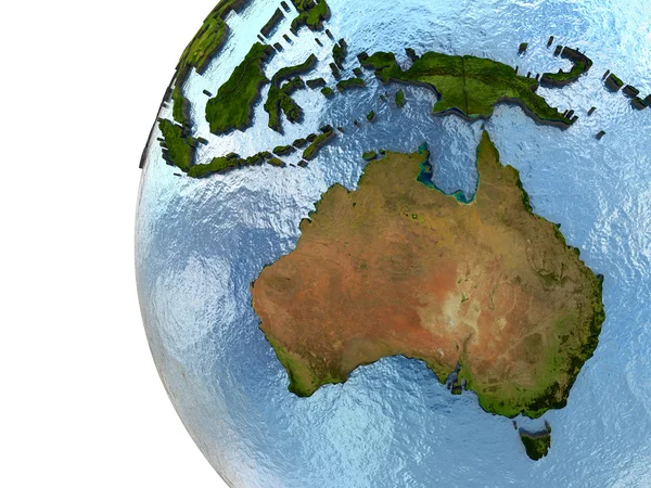 Австралія на землі — стокове фото