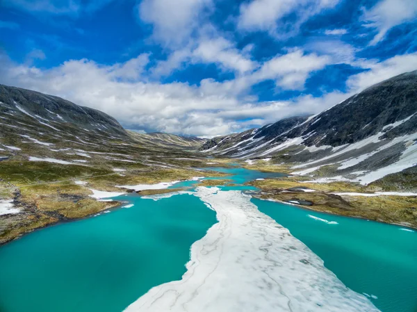 ノルウェーの山の湖 — ストック写真