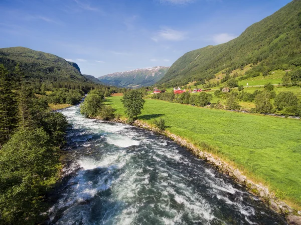Río en Noruega —  Fotos de Stock