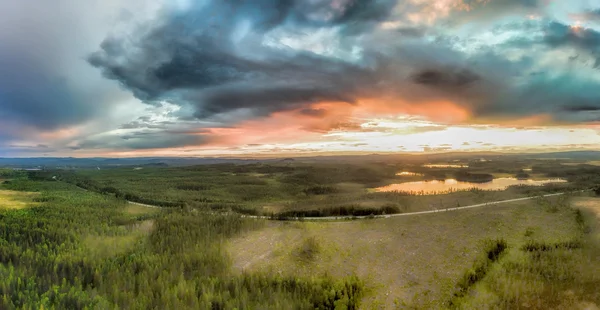 Bouře nad Švédskem — Stock fotografie