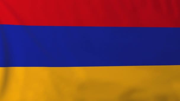 Bandera de Armenia — Vídeo de stock