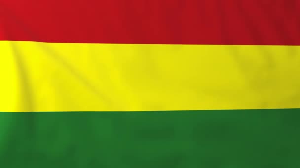 Прапор Болівії — стокове відео