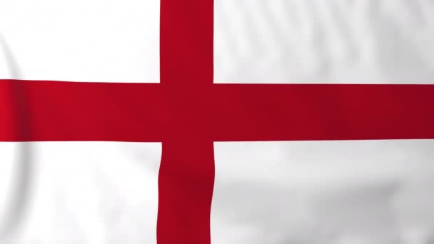 Bandeira da Inglaterra — Vídeo de Stock