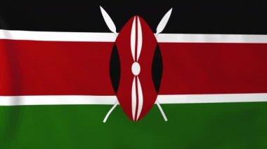 kenya Cumhuriyeti bayrağı