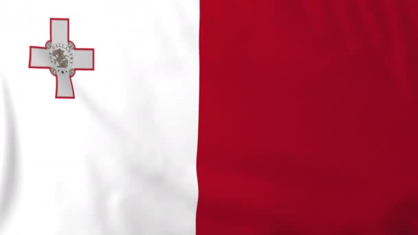 Flagge von Malta — Stockvideo