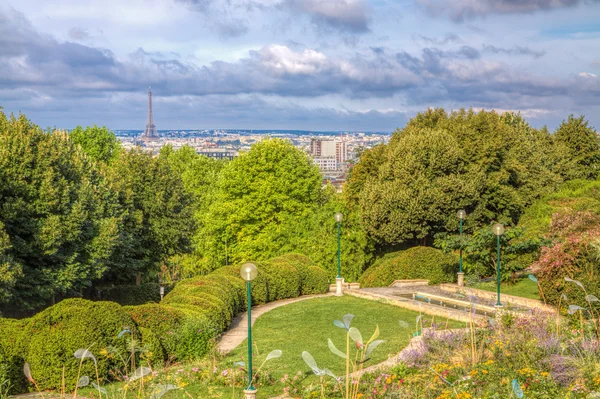 Paris desde Belleville — Foto de Stock